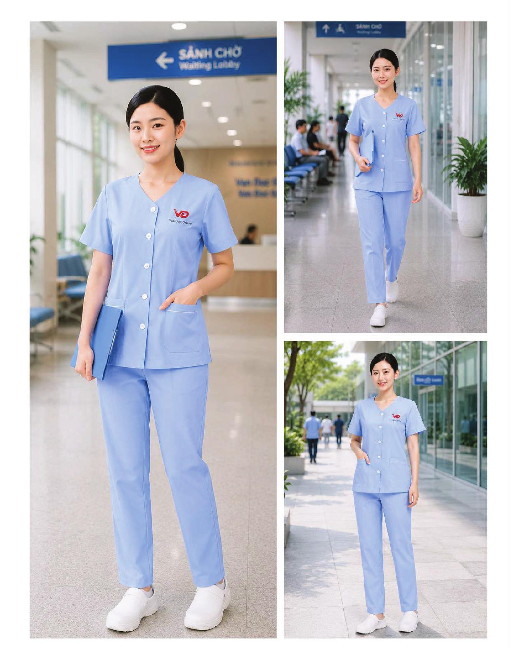 Trang phục hộ lý - Việt Đức