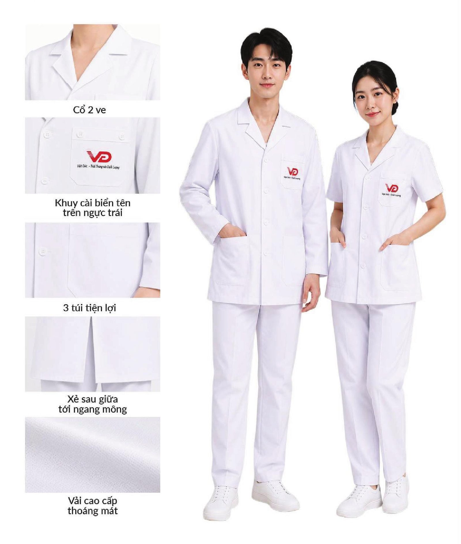 Trang phục kỹ thuật viên chuyên môn y tế