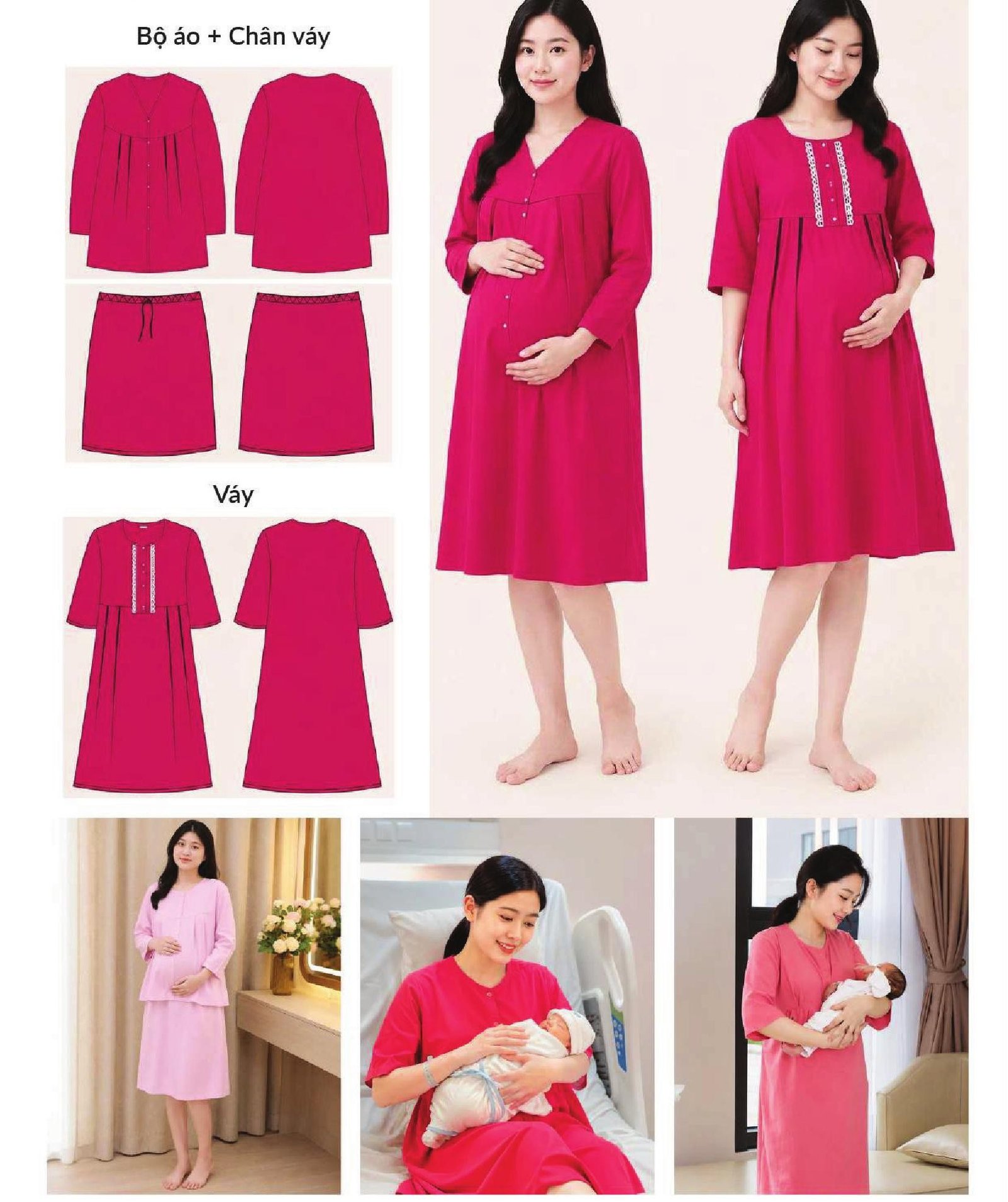 Trang phục phụ sản - Việt Đức